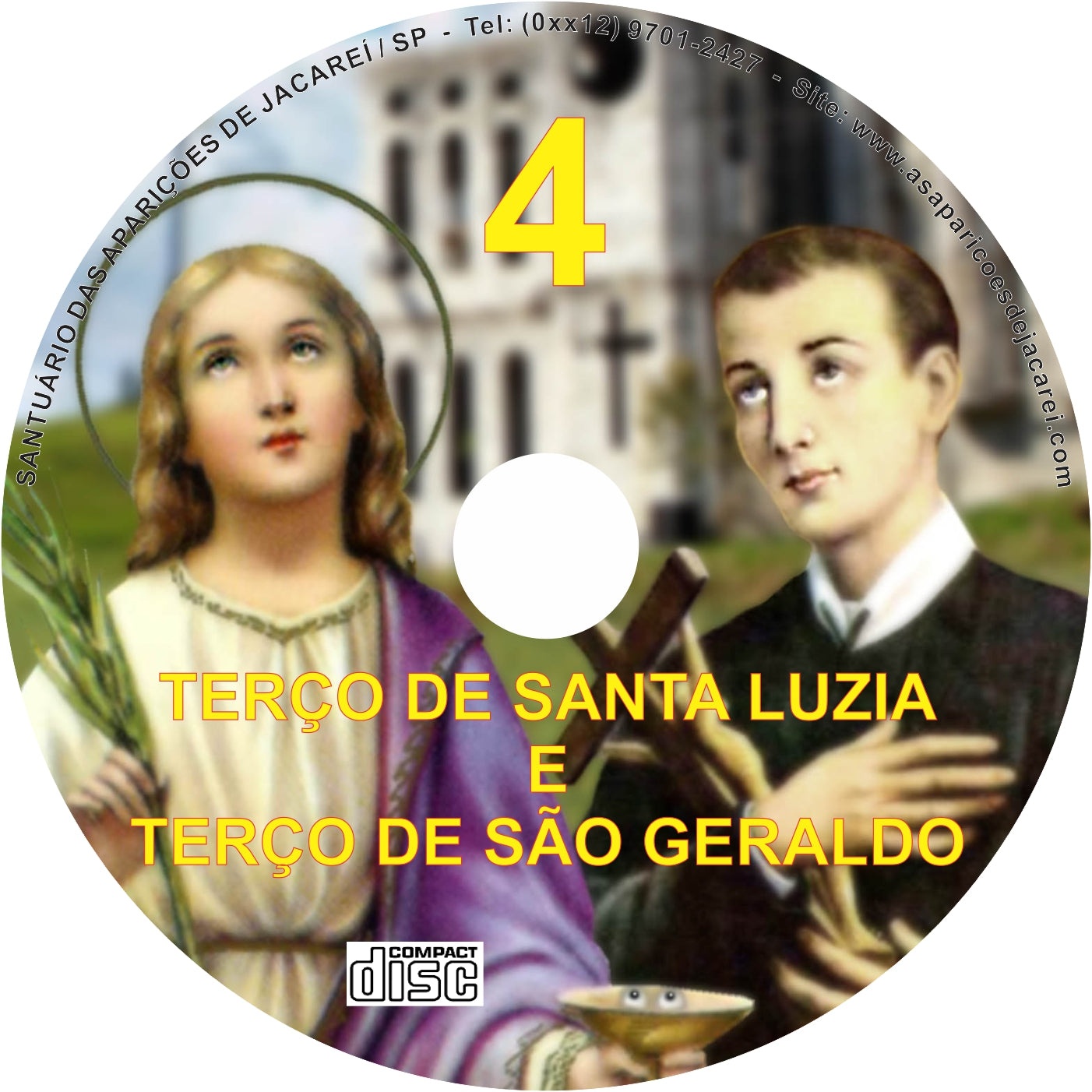 CD Terço de Santa Luzia e São Geraldo 4 CD Terço de Santa Luzia e São Geraldo 4